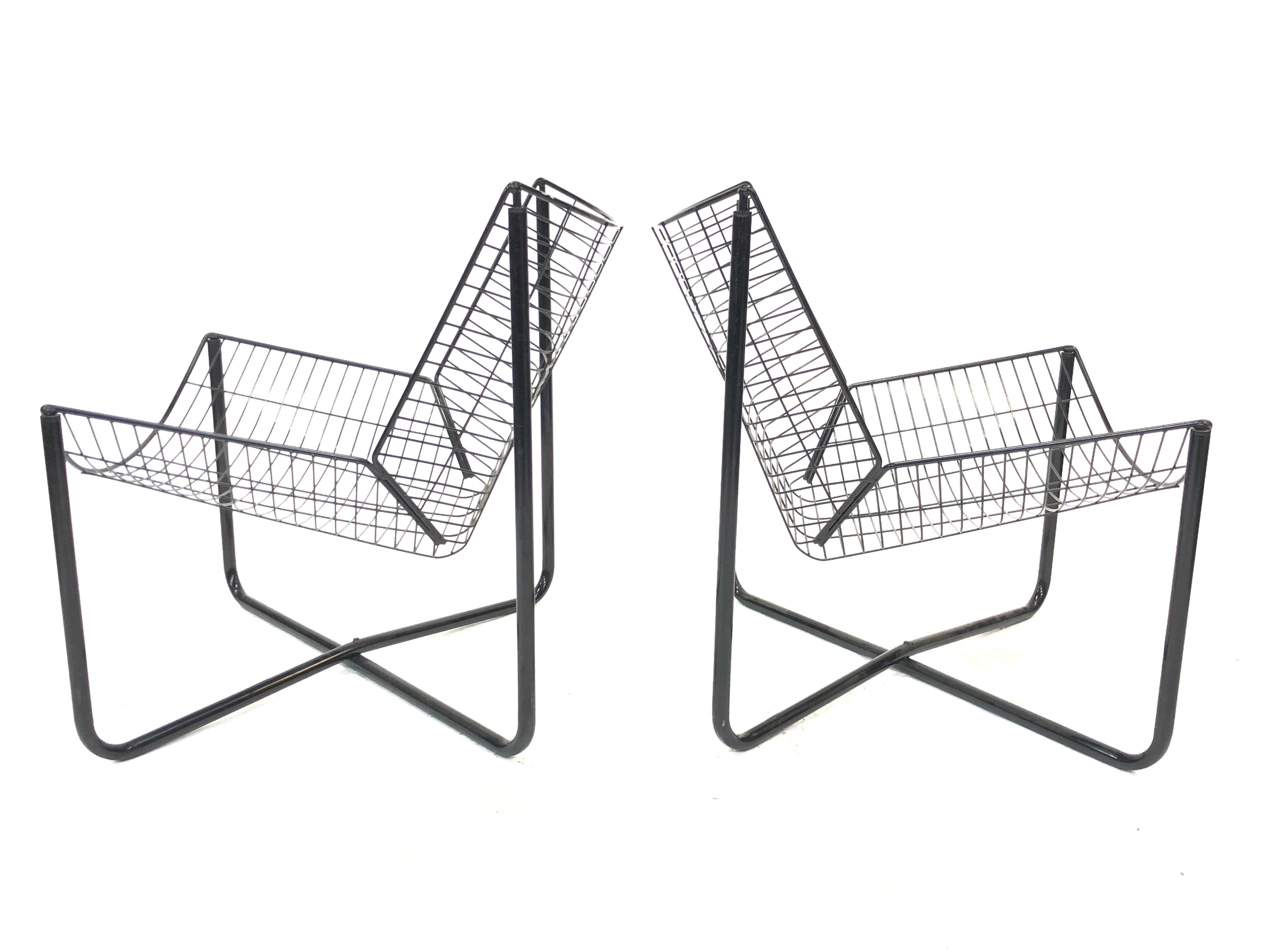 Fauteuil Ikea Jarpen Wire Chair vintage Niels Gammelgaard