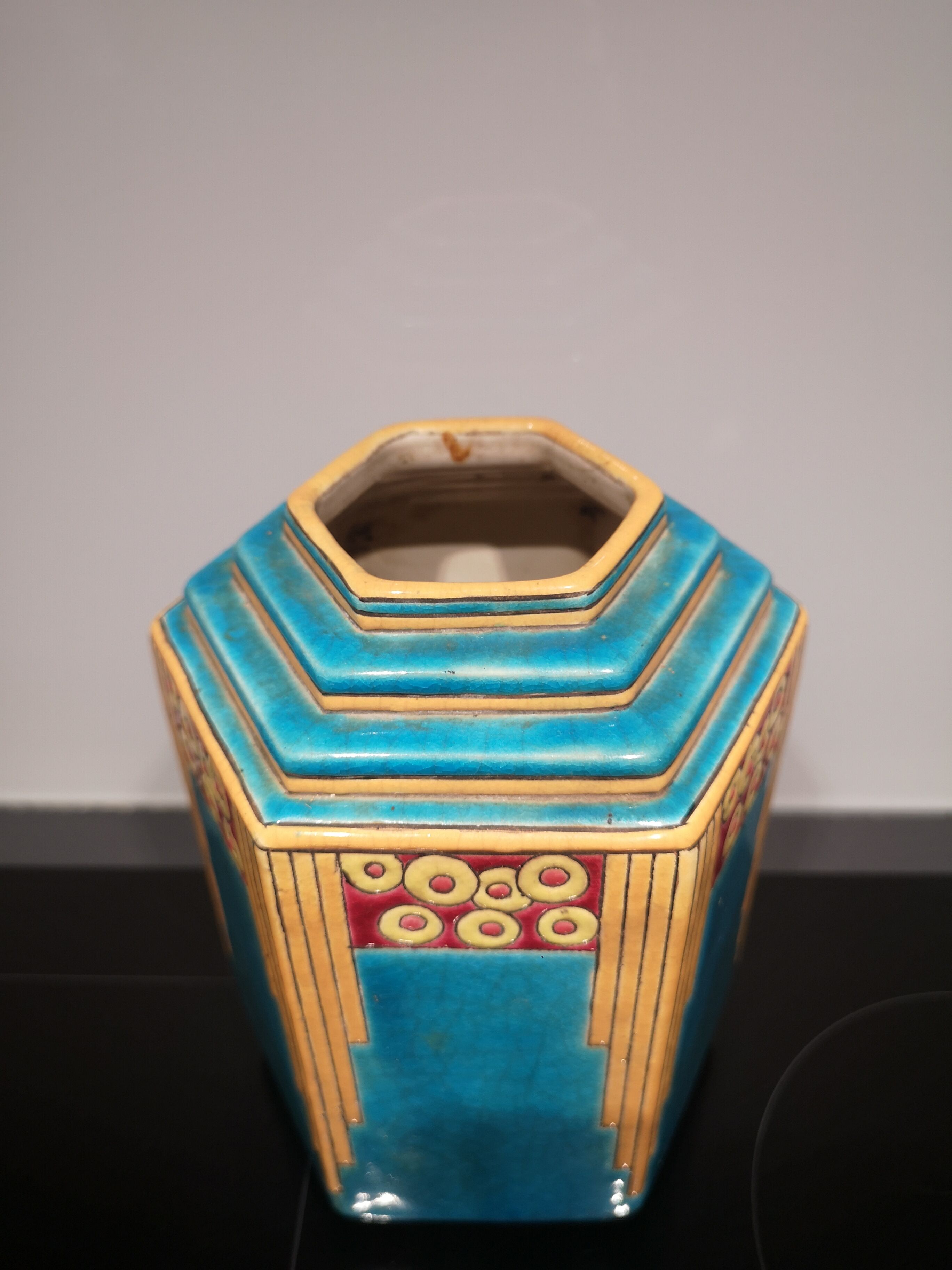 Longwy Art Deco vase 1930