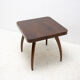 Fully renovated walnut Spider table H 259 by Jindřich Halabala, 1950´s