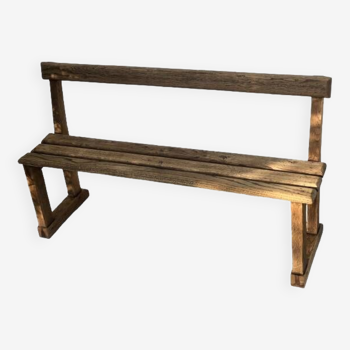 Wooden children's bench