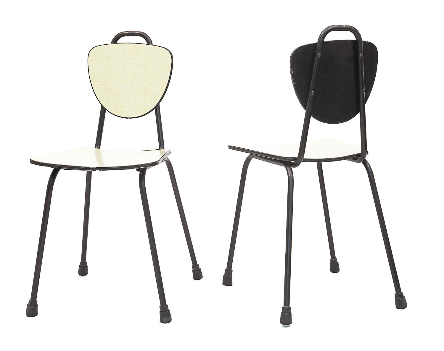 Set table and 2 chairs, formica, 1960