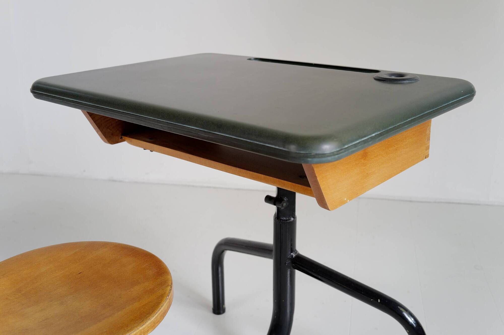 Desk One Place by Jean Prouvé, France 1940