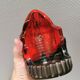 Wall-mounted candle holder for block candles. Ernst Faxe Denmark 1960s
