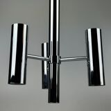 Lustre Spoutnik à 6 flammes des années 60 des années 70 par Hustadt Leuchten Allemagne