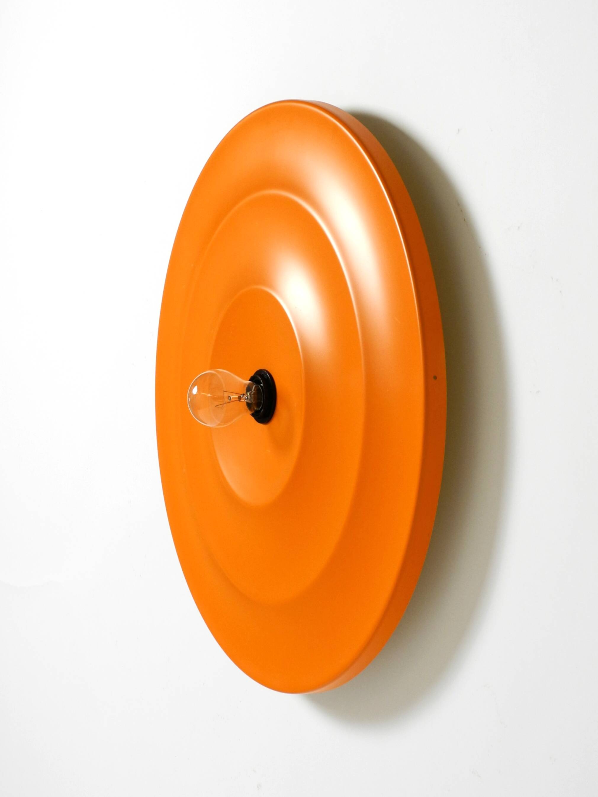 Large round original ceiling or wall lamp | Ø 60 cm | Mid Century Space Age
