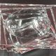 JG Durand crystal pocket tray, modern design, Shantung model