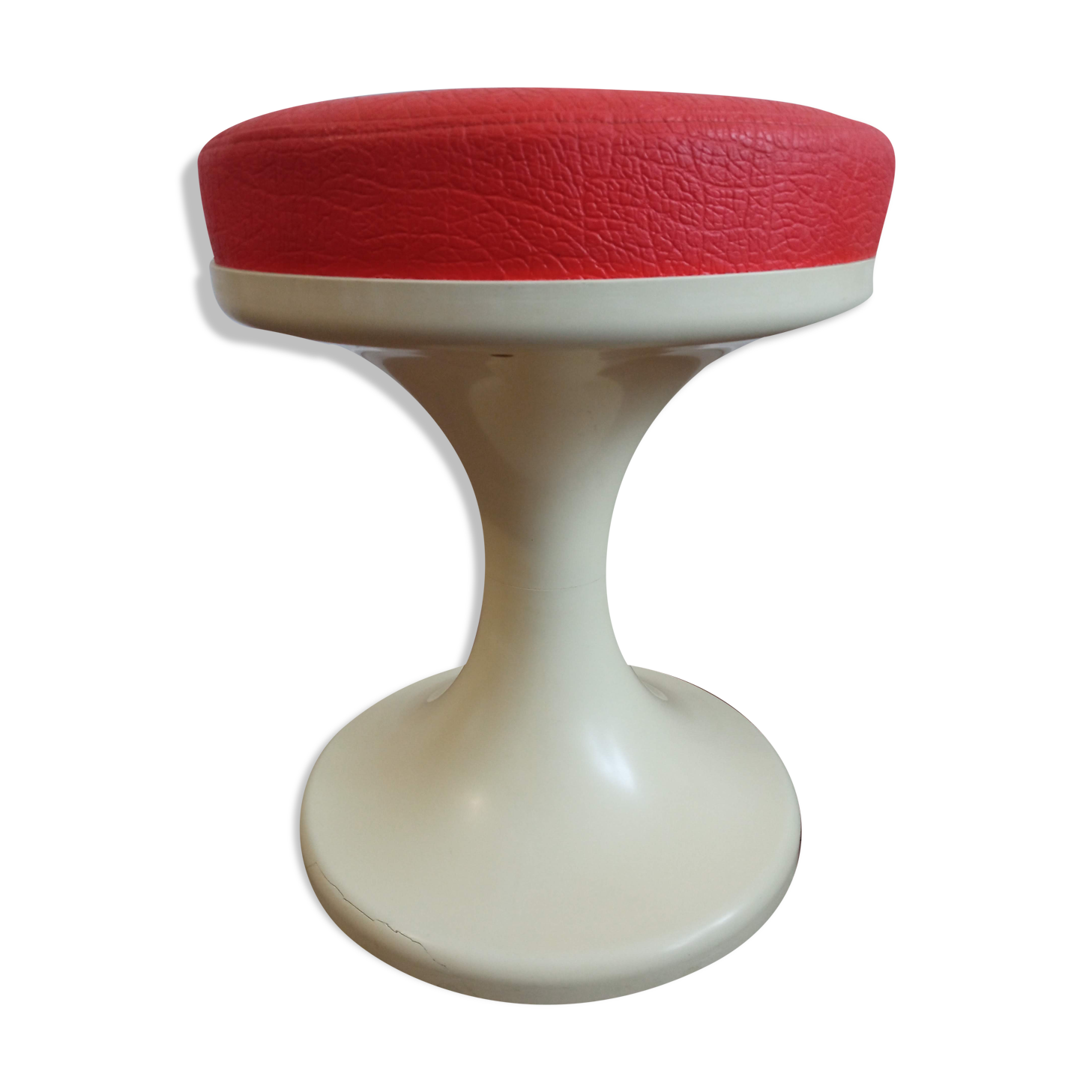 70s tulip tabouret