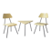 Set de chaises et table d'appoint '56' par Rob Parry pour Dico, Pays-Bas 1950