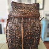 Ancien panier en rotin Laotien