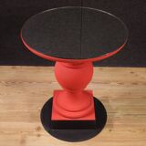 1970s Italian red painted coffee table