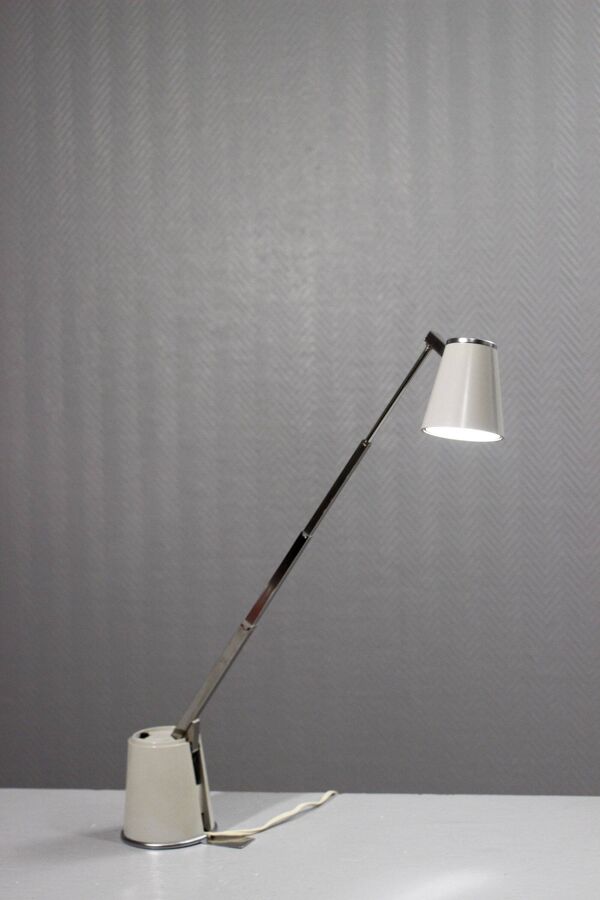 Lampe de voyage vintage pilule extensible design ''Lampette'' Allemagne 1970s