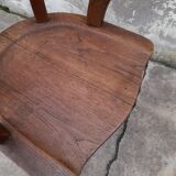 Louis Philippe oak desk chair 1900