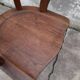 Louis Philippe oak desk chair 1900