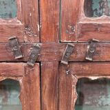 glass library in Burmese teak