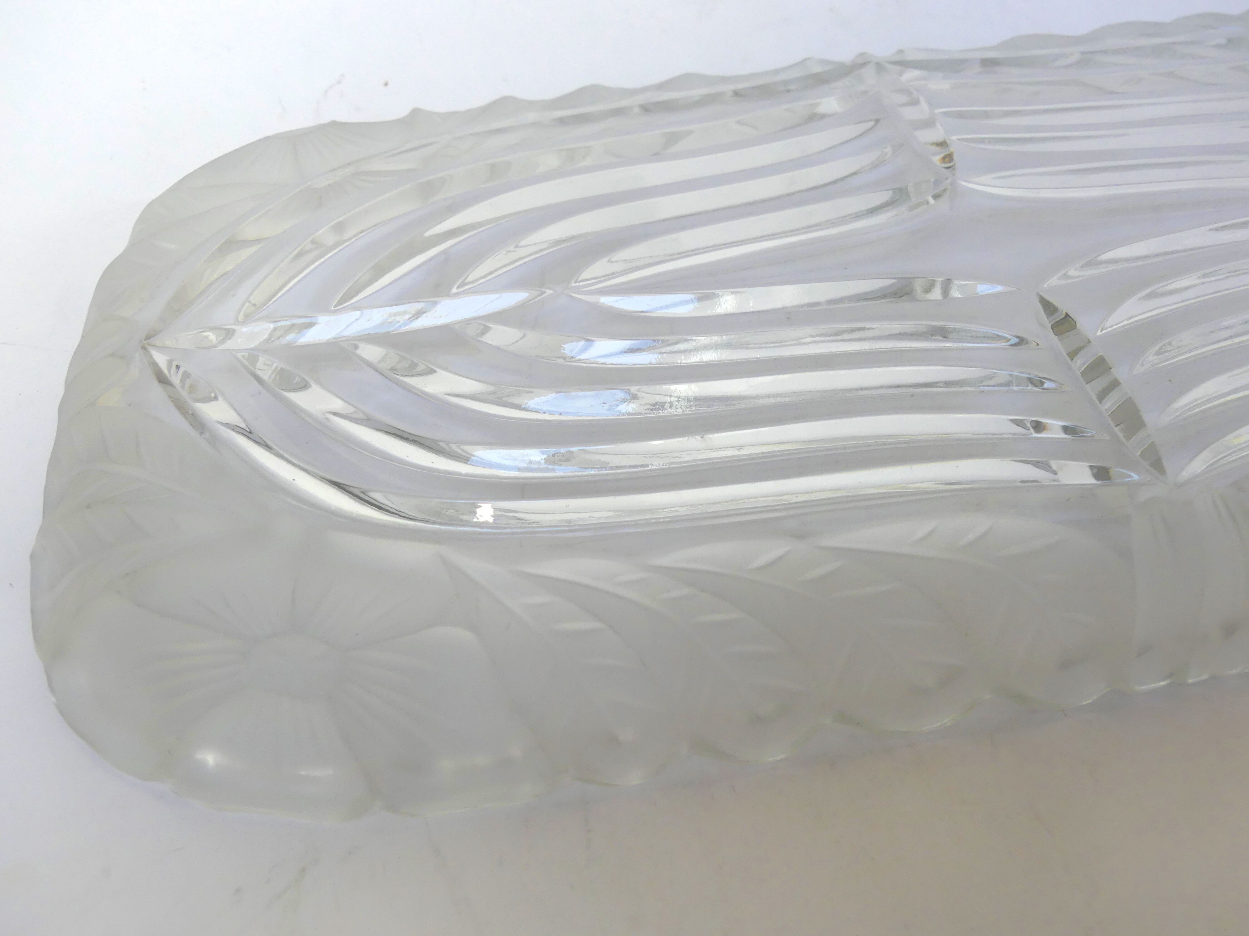 Anna hütte bleikristall crystal dish