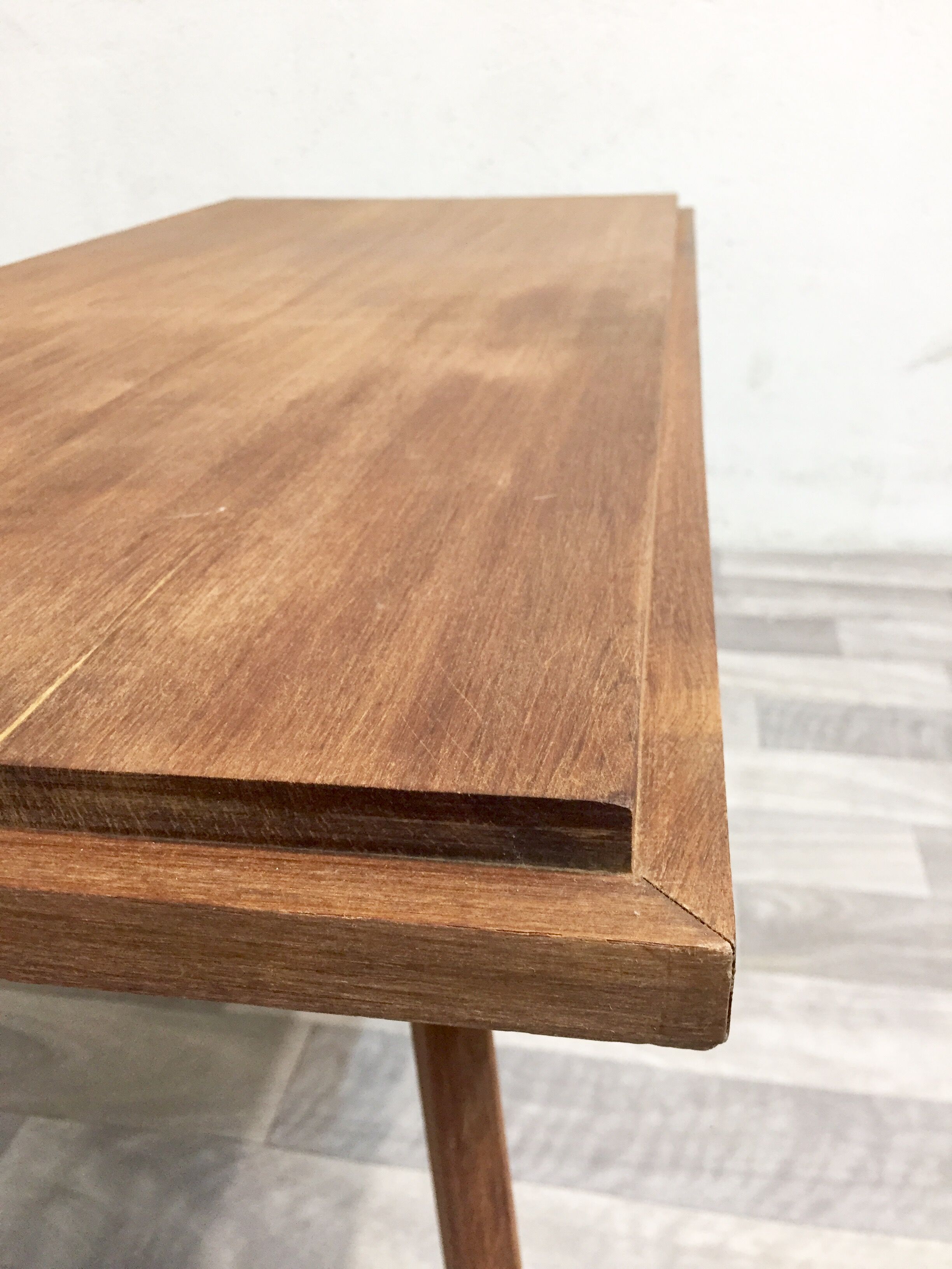 Table basse pieds compas vintage 1960