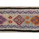 1970s vintage Turkish hand-knotted wool cotton white runner rug 84x259