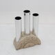 Italian travertine umbrella rack by F.lli Mannelli