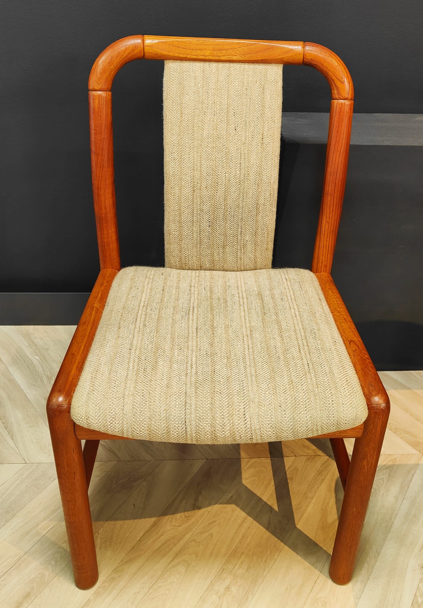 Four mid century chairs vintage