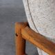 Vintage Teak Sessel Easy Chair dänisch Domino Møbler 60er 70er