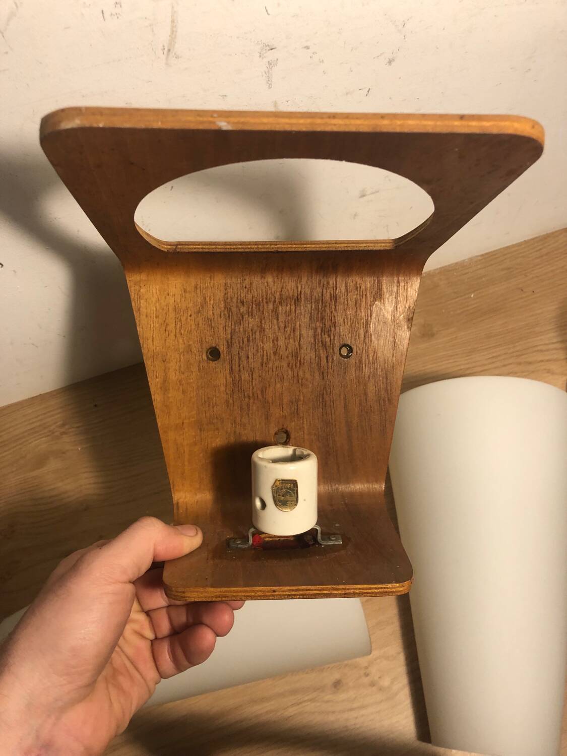 Paire D’applique Philips Par Louis Kalff Circa 1960