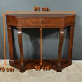 Console en Acajou et Placage d’Acajou, style Restauration – Milieu XIXe