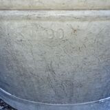 Large model zinc basin 90 liters