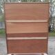 Armoire années 50 pied compas avec clé