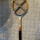 Raquette de tennis bois avec protection métal Zephir vintage