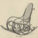Grand fauteuil à bascule Thonet no.7021B