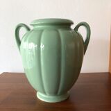 Green vintage water vase