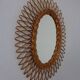 Italian Rattan Mirror, 1960s