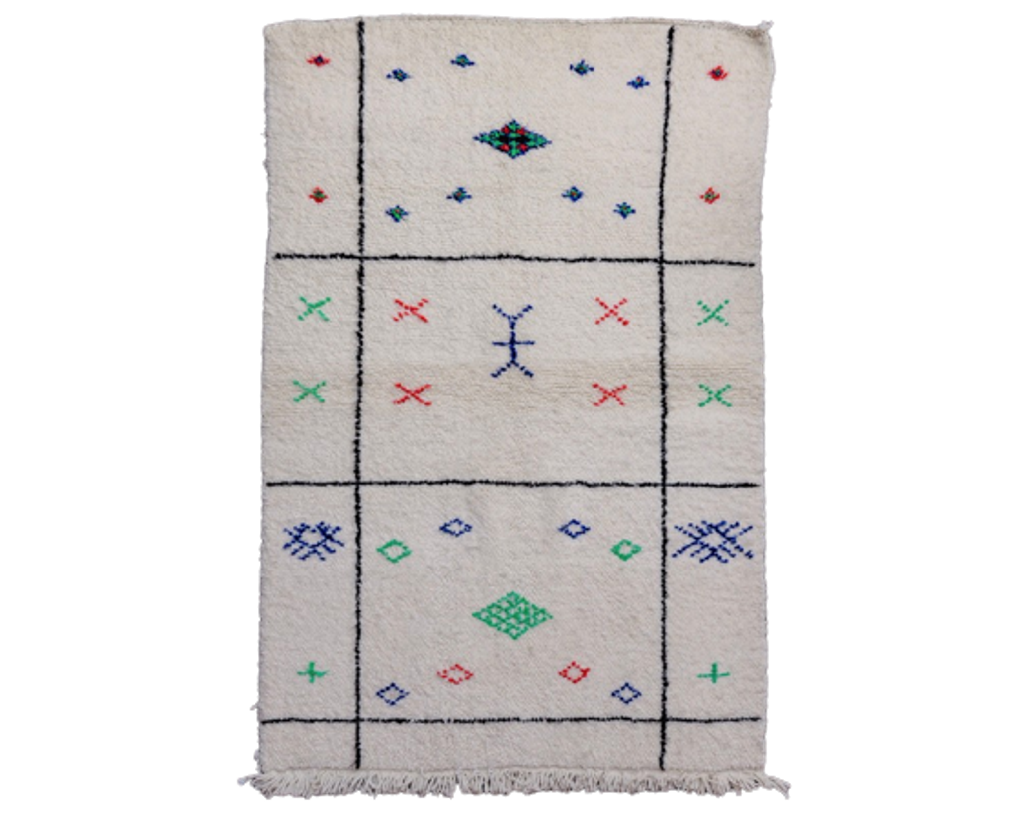 Berber rug Azilal patterns 115x175 cm