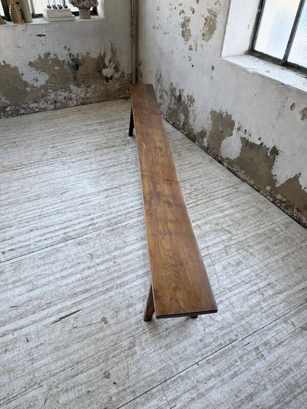 Banc de ferme chêne 250cm