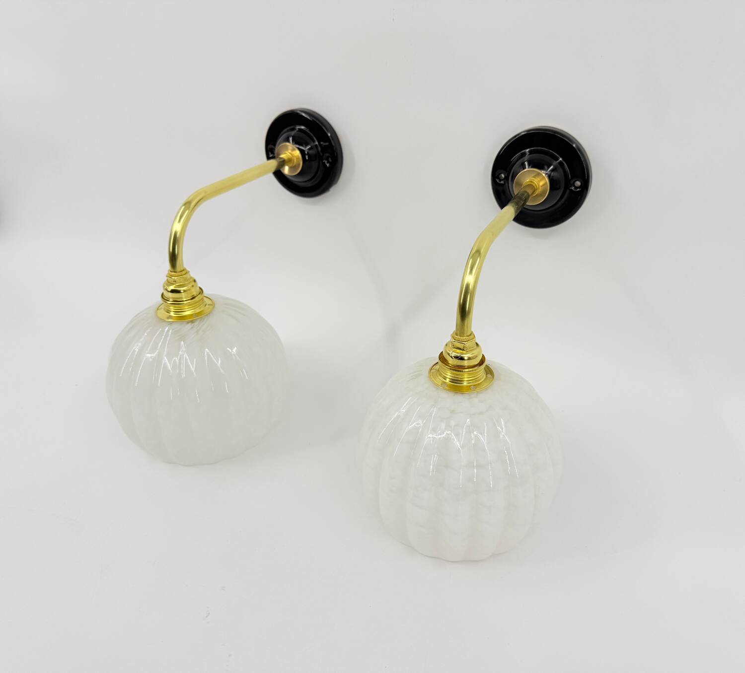 Clichy glass wall lights