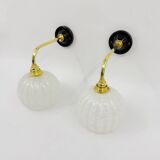 Clichy glass wall lights