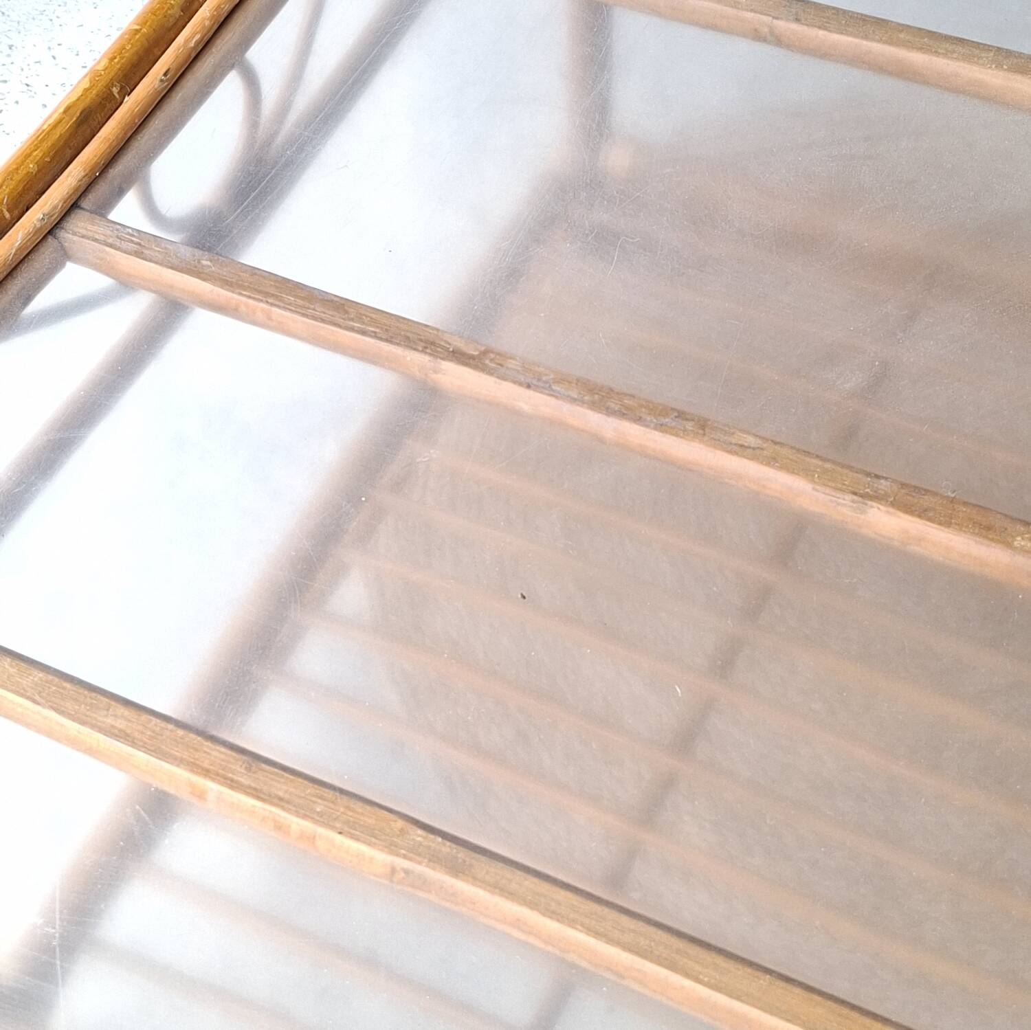 Rattan coffee table