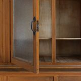 12-Door Monastery or Display Cabinet in Pine, Belgium ca. 1890