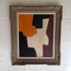 Peinture abstraite sur panneau