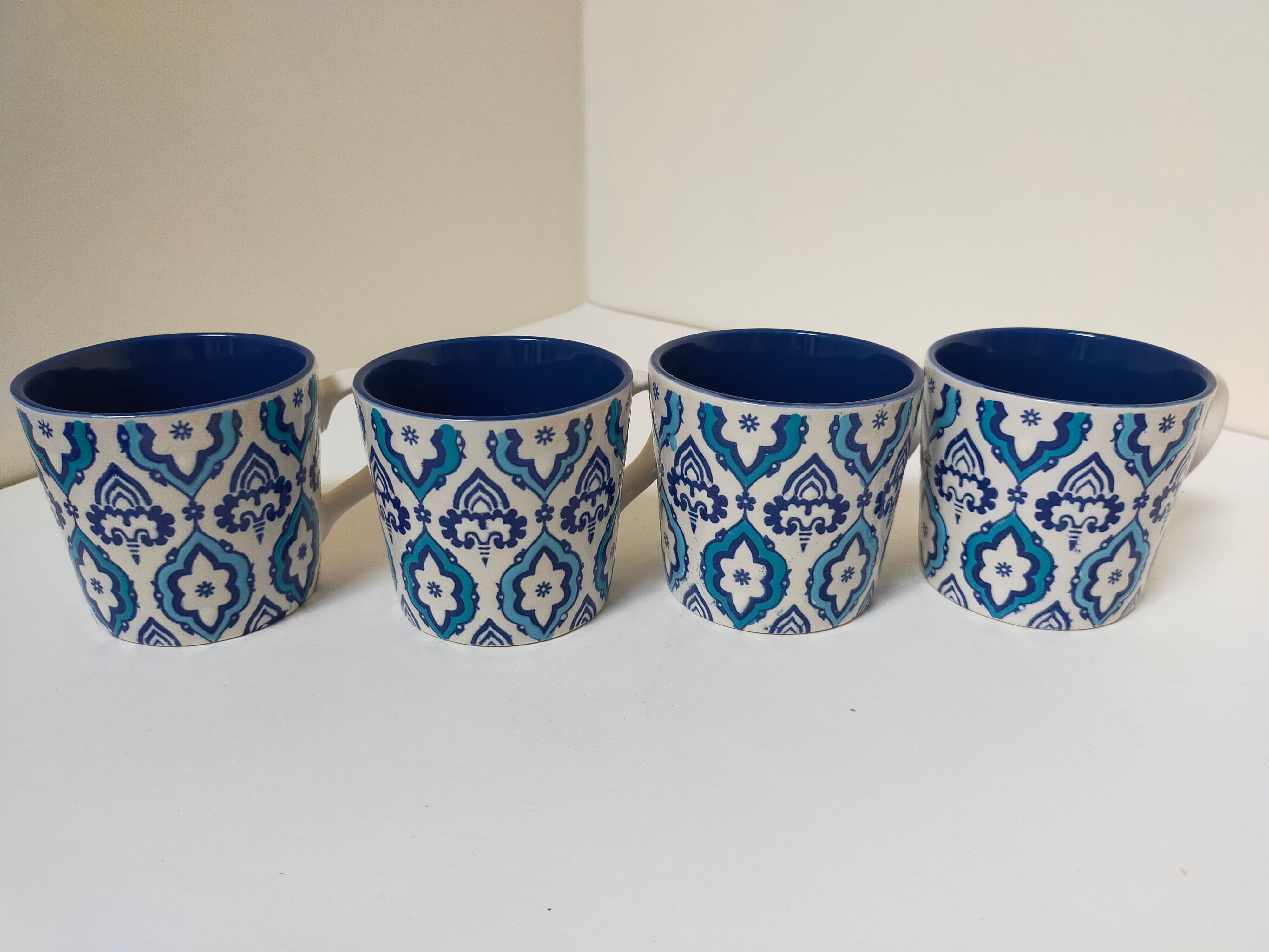 set of 4 cups Blue Tognana