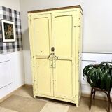 Parisian wardrobe patinated paint