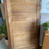 Vintage wooden door mirror 132x79