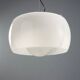 Suspension Artemide Clinio vintage en métal et verre design 1960s