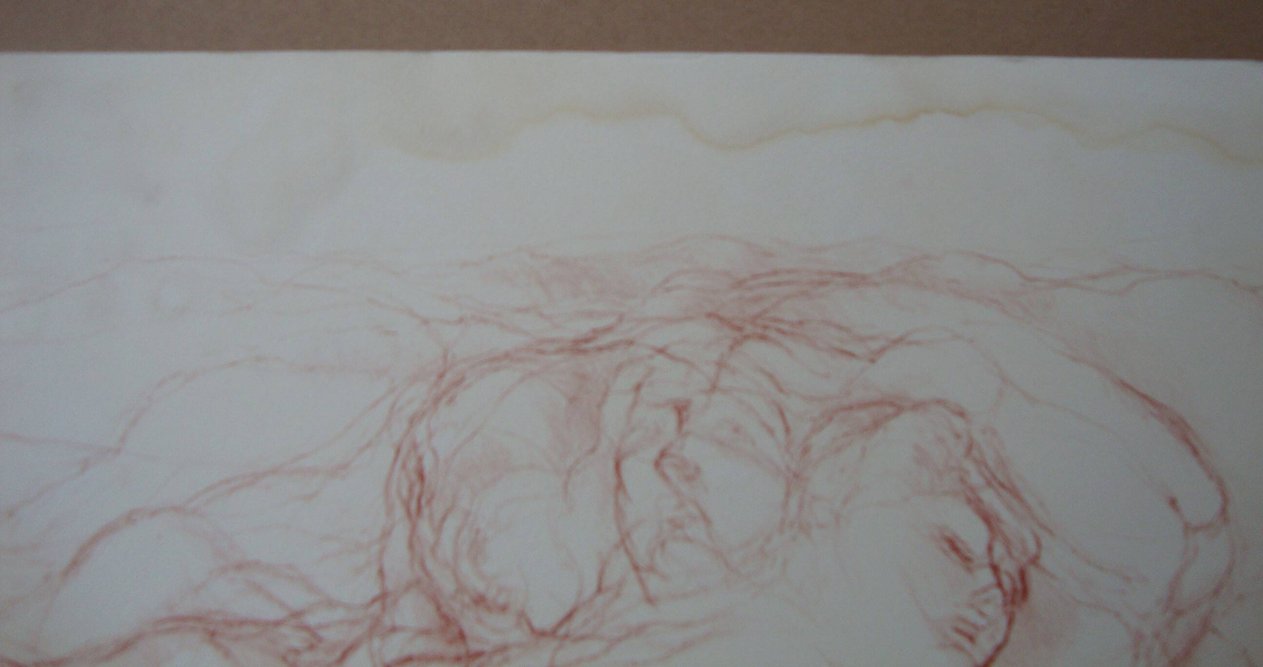 GILI Marcel - Original lithograph "Naked woman" 50x65cm