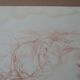 GILI Marcel - Original lithograph "Naked woman" 50x65cm