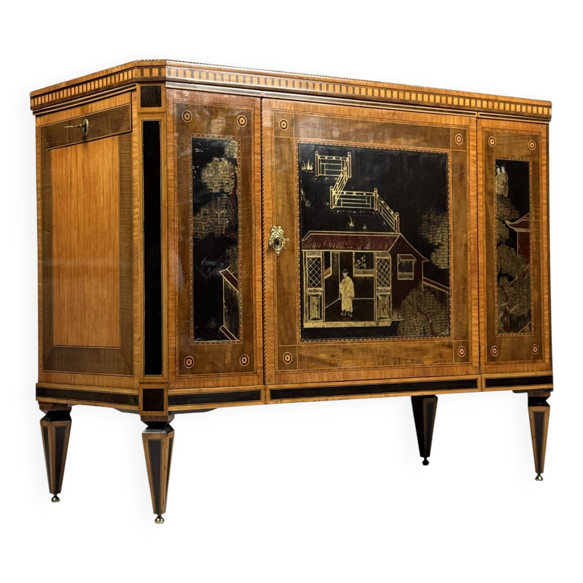 Buffet pliant Louis XVI du XVIIIe siècle