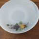 Series of 5 cups and under cups Arcopal summer fruit decoration