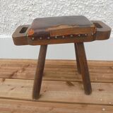Old wooden stool