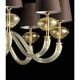 Modern Gold Murano Glass Chandelier in Contemporary Style