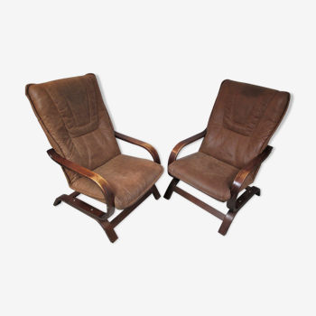 Pair of Armchairs, 1970s